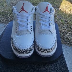 Size 10.5 - Jordan 3 Retro Mid White Cement 'Reimagined'
